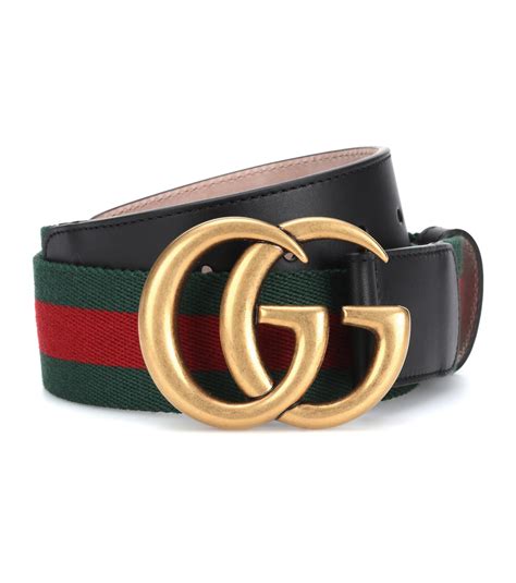 gucci gg web belt.